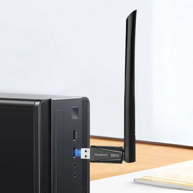 Simplecom NW831 Wi-Fi 6 and Bluetooth 5.3 Combo USB Adapter Dual Band AX900 - USB, Bluetooth  IEEE - Image 4