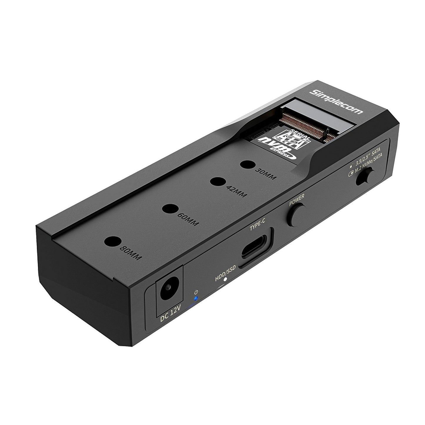 Simplecom SA536 USB to M.2 and SATA 2-IN-1 Adapter for 2.5'/3.5' HDD  NVMe/SATA M.2 SSD with Powe... - Image 4