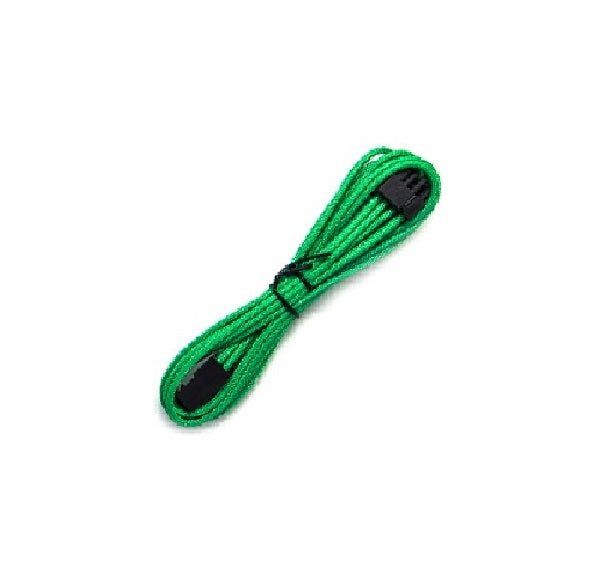 Sleeved 45cm PCI-E 6+2pin Cable Green - Cables