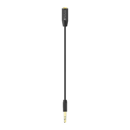 Verbatim 3.5mm 3 Meters - Premium Aux Audio Extension Cable 3m - Black - Cables - Image 3