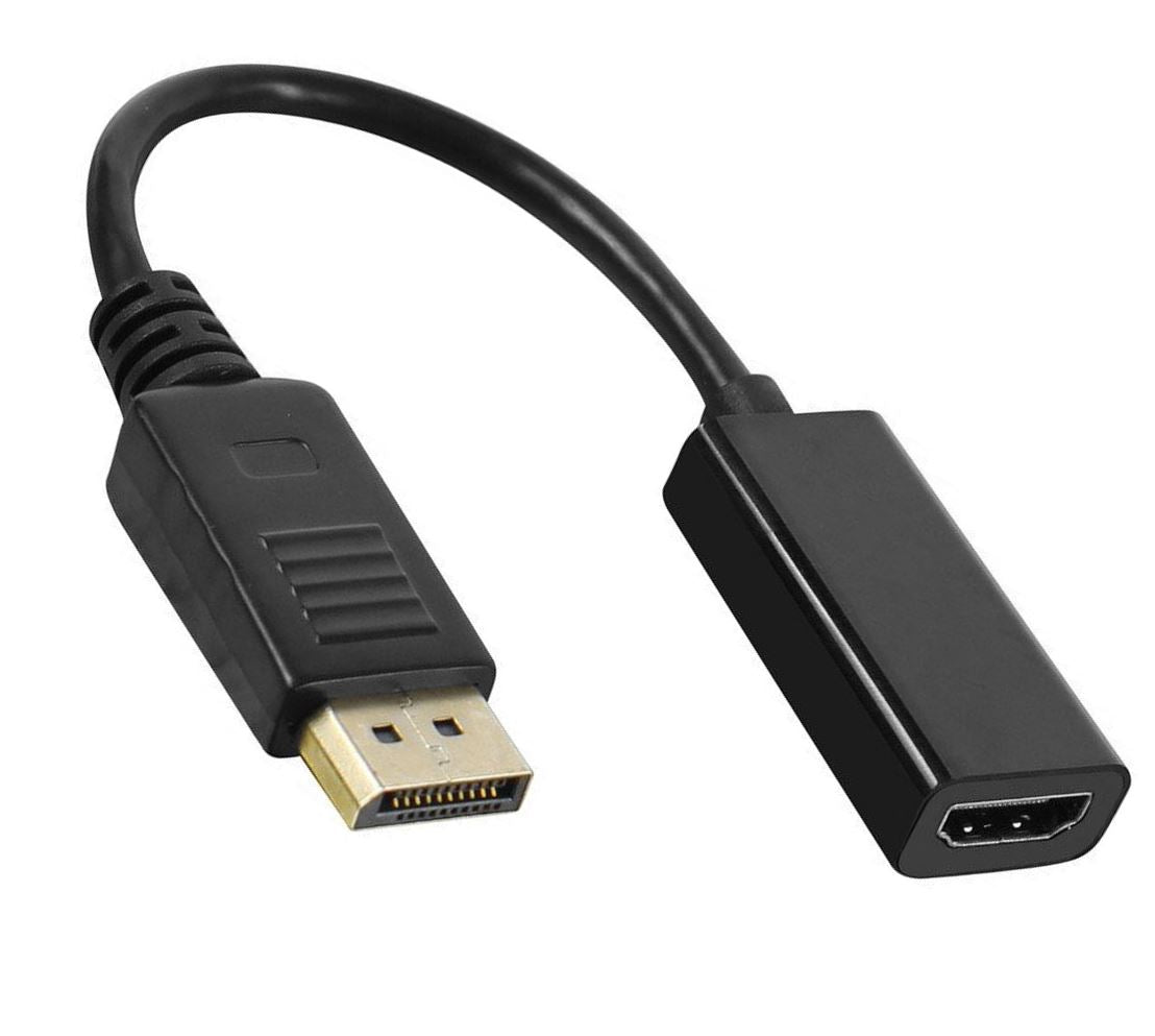 8ware DisplayPort DP to HDMI Male to Female Adapter Cable High-resolution suppor 20cm Length Use...