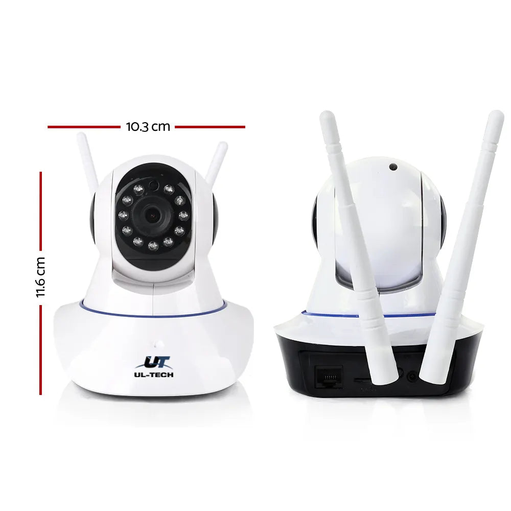 UL-tech 1080P Wireless IP Cameras Security WIFI Cam White - Image 2
