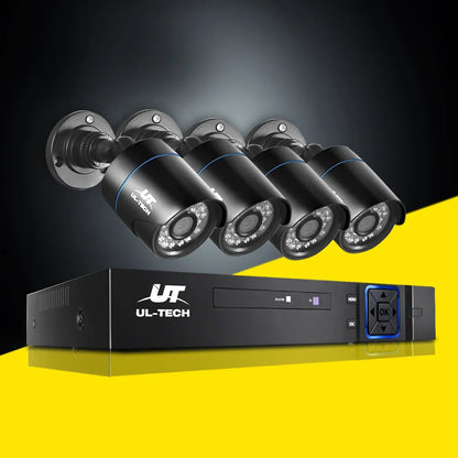 UL-TECH 1080P Security Camera System 4CH DVR with 4 CCTV Bullet Cameras - Image 8