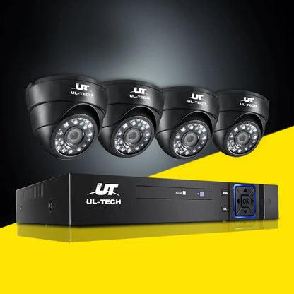 UL-TECH 1080P Security Camera System 4CH DVR with 4 CCTV Dome Cameras - Image 8