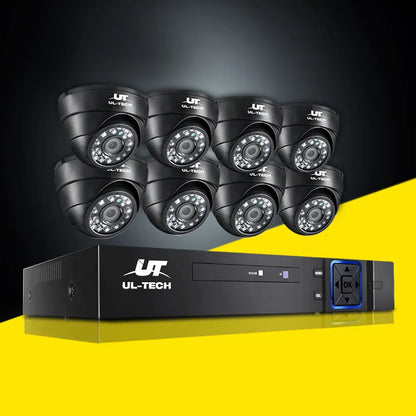 UL-TECH 1080P Security Camera System 8CH DVR with 8 CCTV Dome Cameras - Image 8