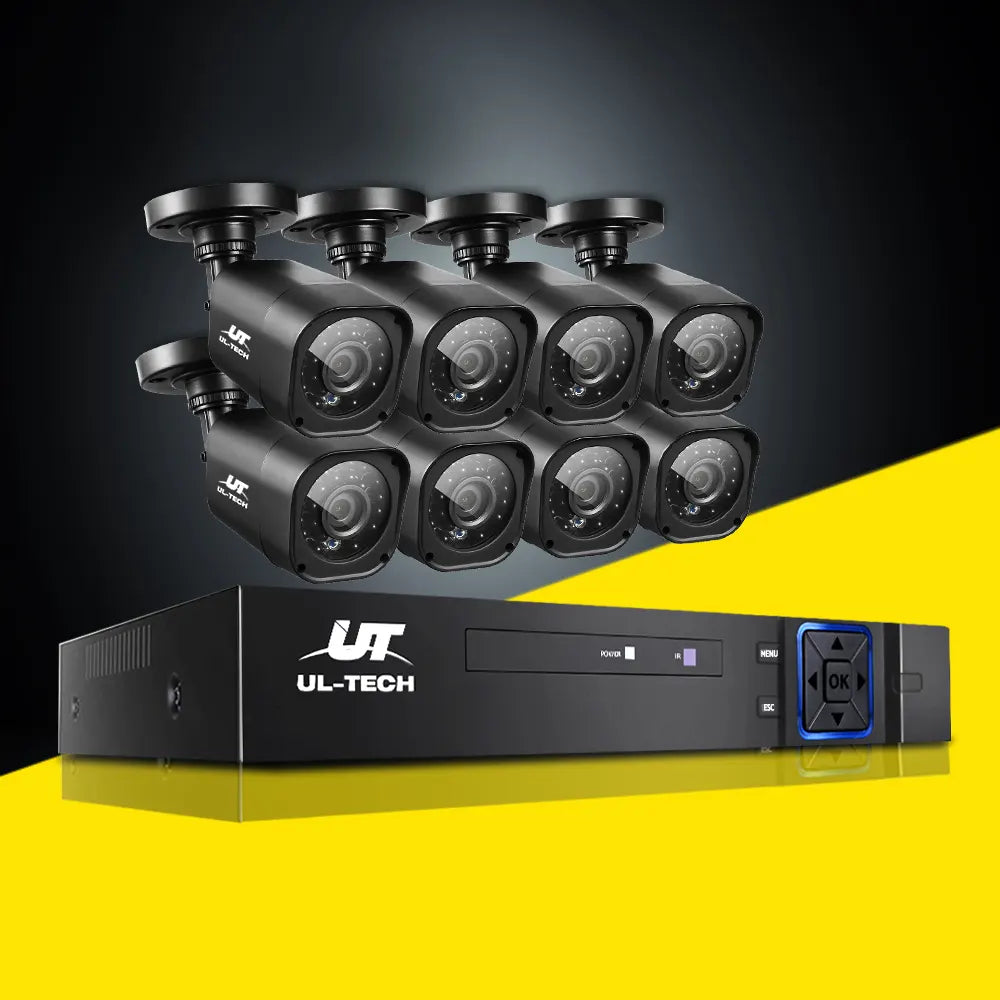 UL-TECH 1080P Security Camera System 8CH DVR with 8 CCTV Square Cameras - Image 7