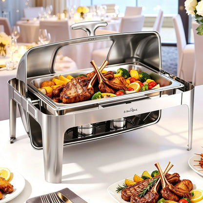 5 Star Chef 9L Chafing Dish Buffet Warmer Food Warmer Catering Server