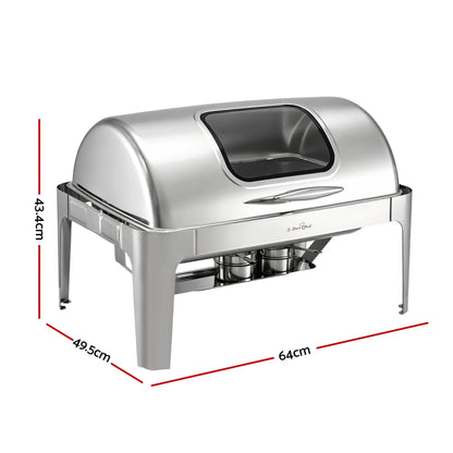 5 Star Chef 9L Chafing Dish Buffet Warmer Food Warmer Catering Server - Image 2