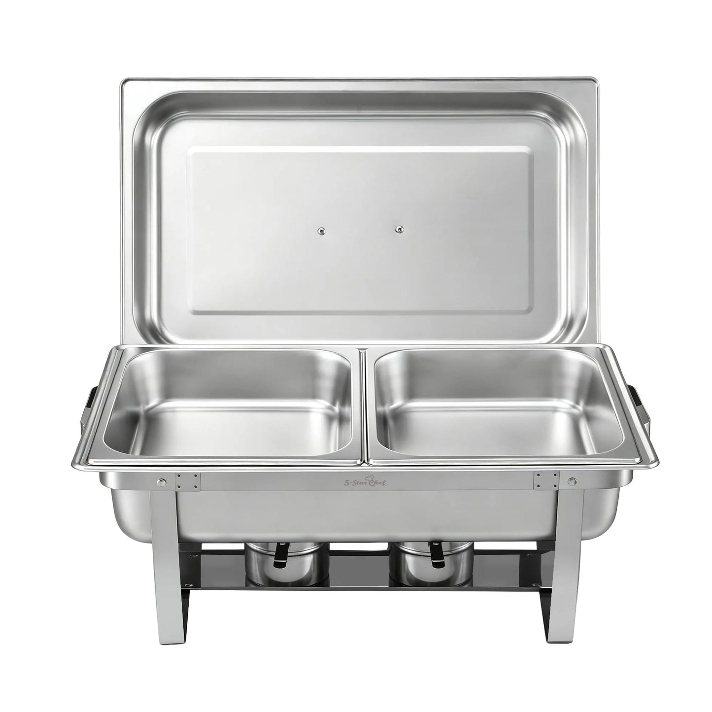 5-Star Chef Chafing Dish 8L 2-Pan Buffet Warmer Food Warmer Catering Server - Image 3
