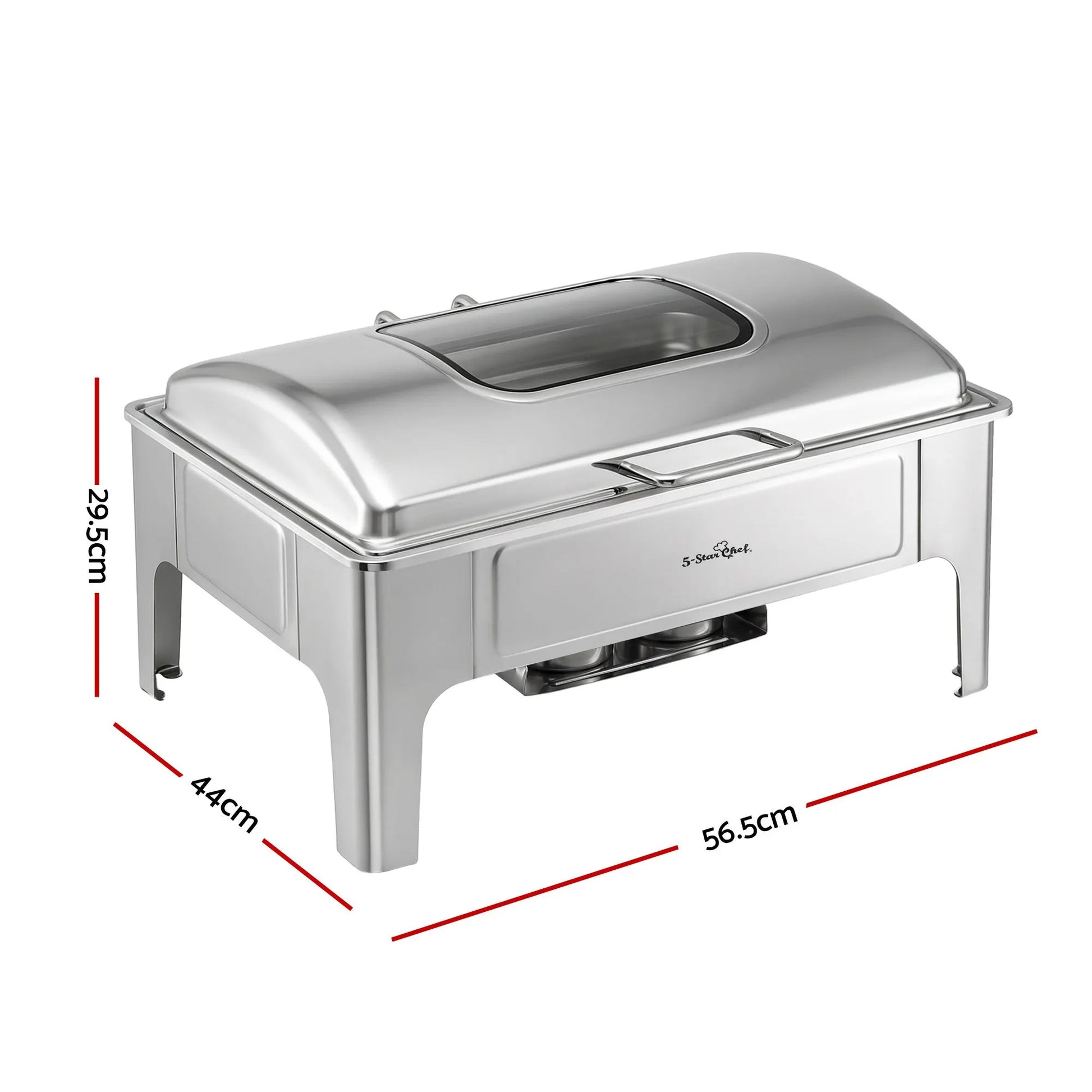 5-Star Chef 9L Chafing Dish Buffet Warmer Food Warmer Catering Server - Image 2