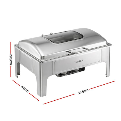 5-Star Chef 9L Chafing Dish Buffet Warmer Food Warmer Catering Server - Image 2