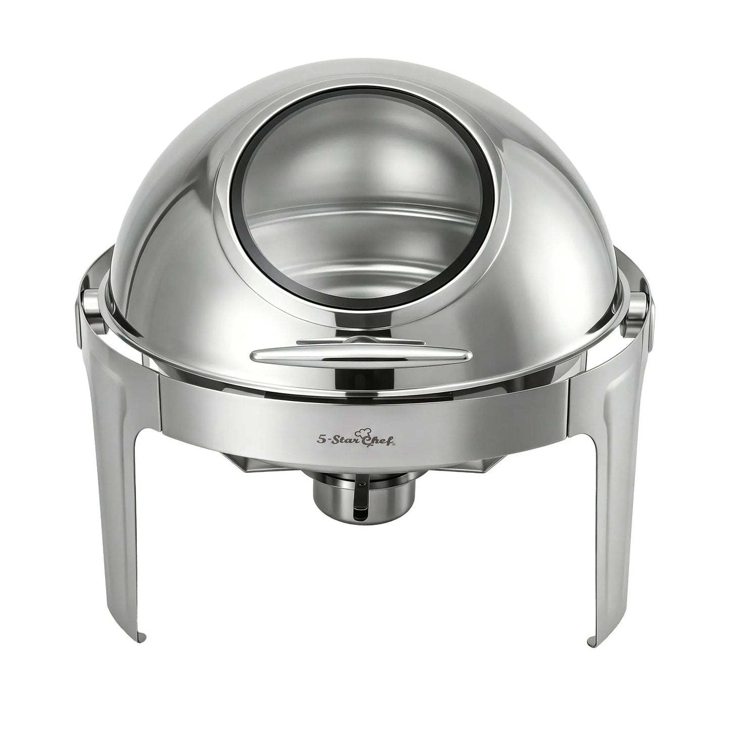 5-Star Chef 9L Chafing Dish Buffet Warmer Food Warmer Catering Server Round - Image 3