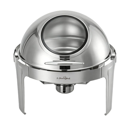 5-Star Chef 9L Chafing Dish Buffet Warmer Food Warmer Catering Server Round - Image 3