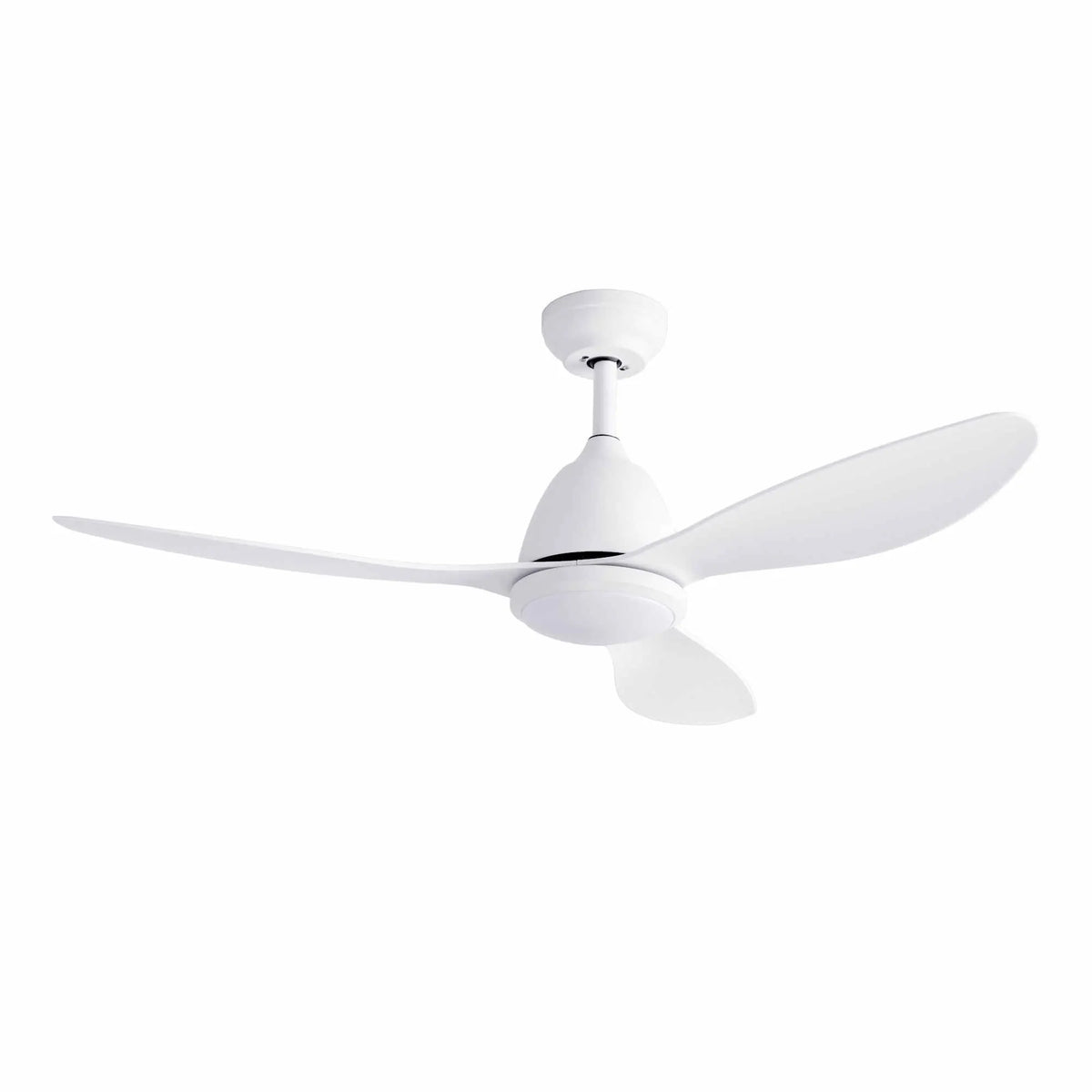 Devanti 48" Ceiling Fan with LED Light Remote Control DC Motor White - Image 3