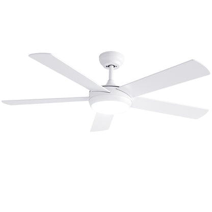 Devanti 52'' Ceiling Fan 5 Blades DC Motor w/Light w/Remote White - Image 9
