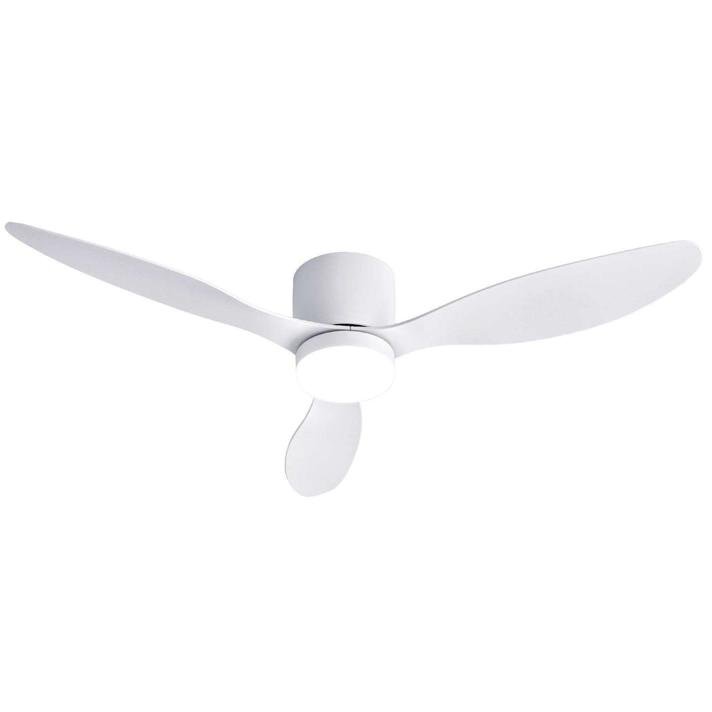Devanti 52'' Ceiling Fan 3 Blades DC Motor w/Light w/Remote White - Image 3