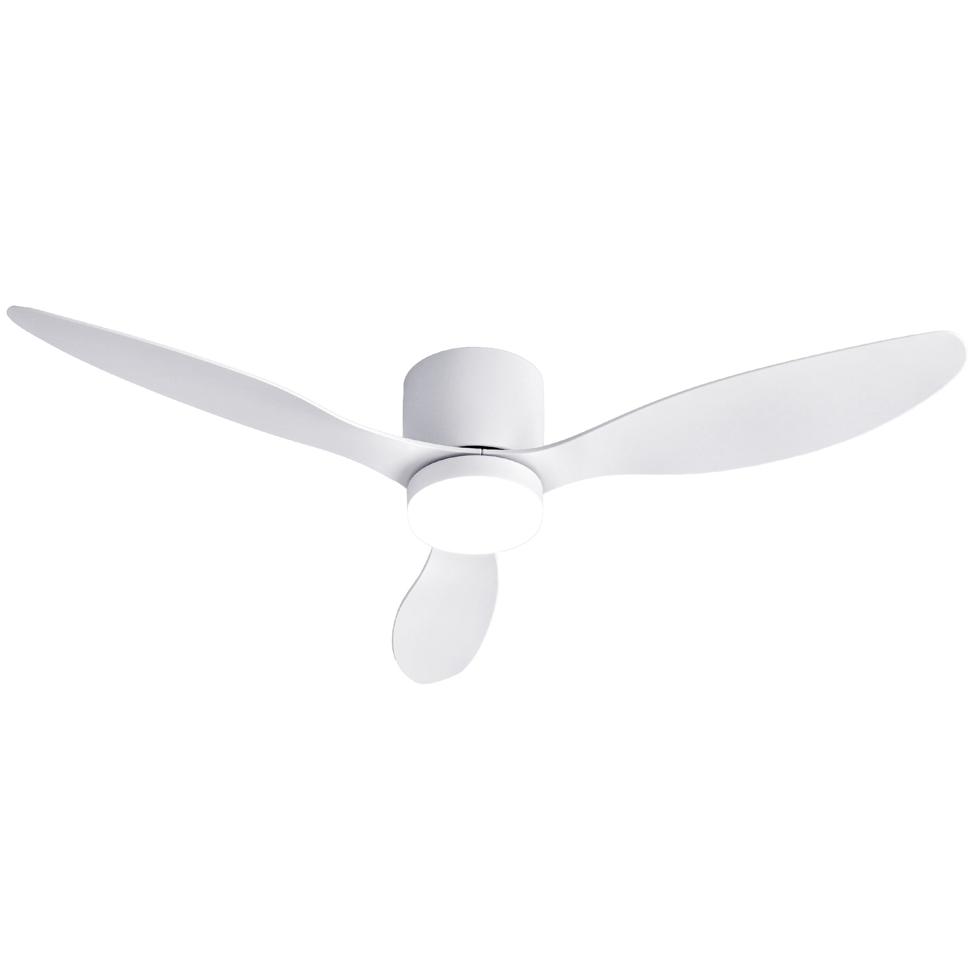 Devanti 52'' Ceiling Fan 3 Blades DC Motor w/Light w/Remote White - Image 3