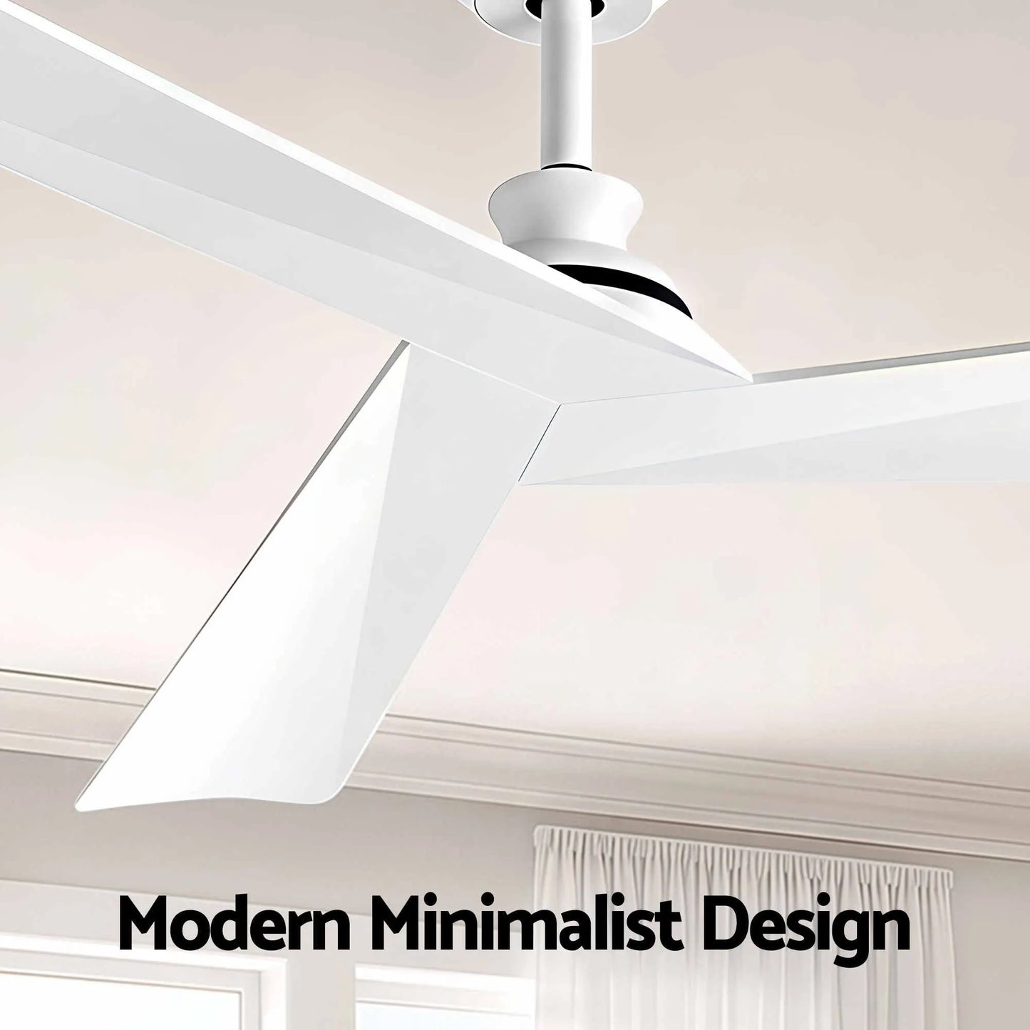 Devanti 52" Ceiling Fan Modern Minimalism 3 Blades 6 Speeds DC Motor Remote - Image 5