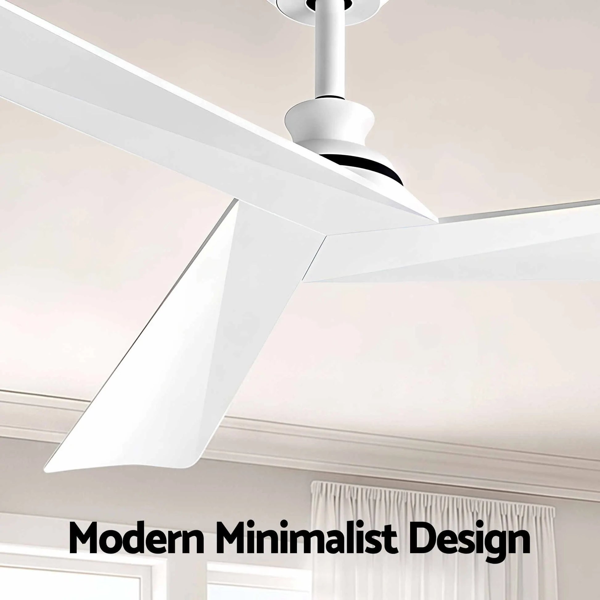 Devanti 52" Ceiling Fan Modern Minimalism 3 Blades 6 Speeds DC Motor Remote - Image 5