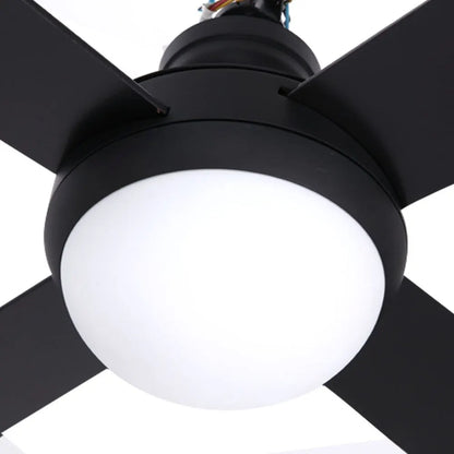 Devanti 52'' Ceiling Fan DC Motor w/Light w/Remote - Black - Image 3