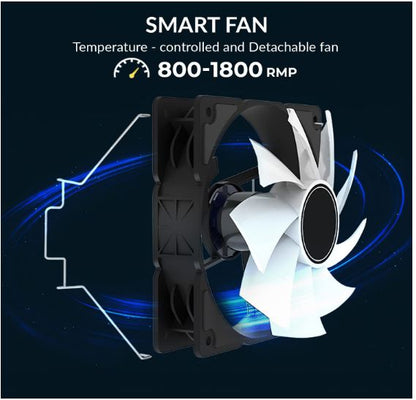 Antec A400i RGB , 72 CFM, 4 Direct Heat-Pipes, 120mm PWM RGB Fan,1700, 115X, 1200, 2011, AM3, AM3... - Image 4