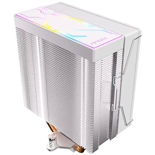 Antec F400 ARGB - White, 120mm ARGB PWM Fan, 4 Copper Heat Pipes, 205W TDP, 600–1700RPM, 63CFM Ai... - Image 3