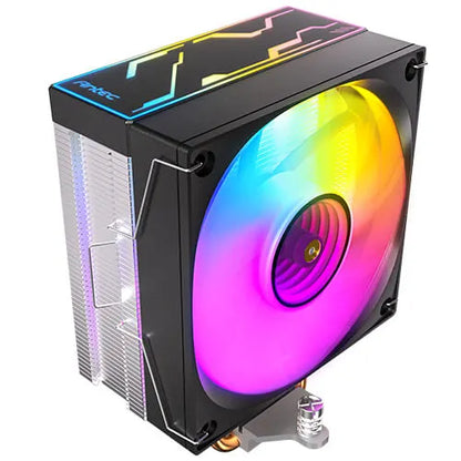Antec F400 ARGB - Black, 120mm ARGB PWM Fan, 4 Copper Heat Pipes, 205W TDP, 600–1700RPM, 63CFM Ai... - Image 2