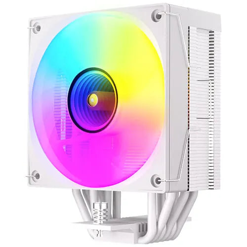 Antec F600 ARGB - White, CPU Air Cooler, 6 Copper Heat Pipes, 120mm ARGB PWM Fan, 220W TDP, Intel... - Image 2