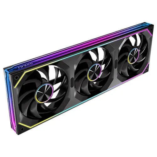 Antec IM 360 ARGB Black, 360mm Triple PWM Fan Kit, ARGB, 800-1800RPM, 134.43CFM, 1.48mmAq Air Pre... - Image 3