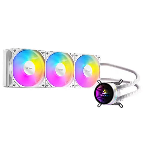 Antec Luna 360 ARGB White, 360mm AIO, 3x120mm ARGB PWM Fans, 800-1800RPM, 67.62CFM, Intel LGA1700... - Image 3