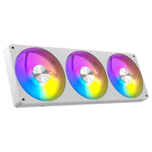 Antec Skeleton Matrix 360 ARGB - White, 360mm AIO, ARGB, 2400RPM, 74.23 CFM, 2.6mmH₂O, Intel/AMD,... - Image 3