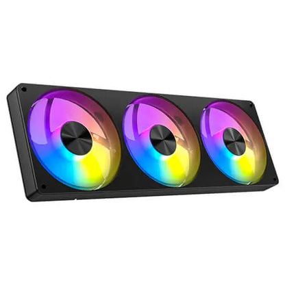 Antec Skeleton Matrix 360 ARGB - Black, 360mm AIO, ARGB, 2400RPM, 74.23 CFM, 2.6mmH₂O, Intel/AMD,... - Image 3