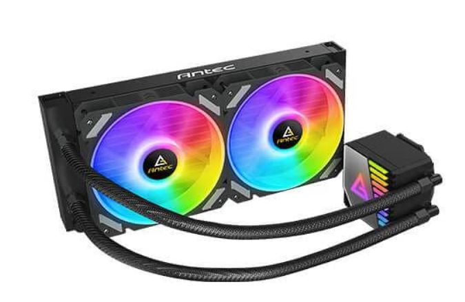 Antec SYMPHONY 240mm ARGB Advanced Liquid CPU Cooler, PWM Fan, PTFE Tubing, LGA 115x, 1200, 2011... - Image 2