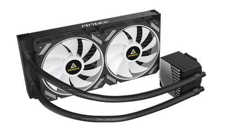 Antec SYMPHONY 240mm ARGB Advanced Liquid CPU Cooler, PWM Fan, PTFE Tubing, LGA 115x, 1200, 2011... - Image 3