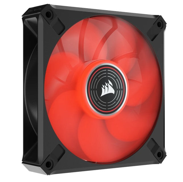 Corsair ML ELITE Series, ML120 LED ELITE, 120mm Magnetic Levitation Red LED Fan with AirGuide, Si... - Image 2