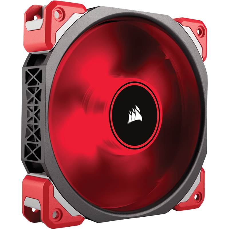 Corsair ML120 Pro LED, Red, 120mm Premium Magnetic Levitation Fan (LS) - Fan  Cooling Products