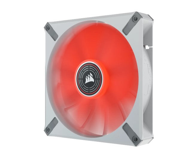 Corsair ML ELITE Series, ML140 LED ELITE WHITE, 140mm Magnetic Levitation Red LED Fan with AirGui... - Image 3