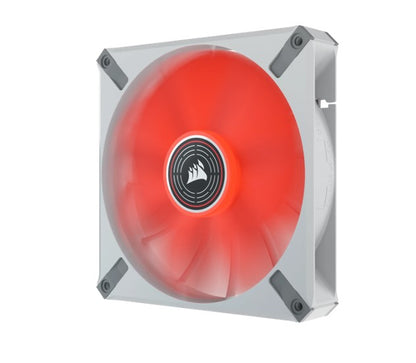 Corsair ML ELITE Series, ML140 LED ELITE WHITE, 140mm Magnetic Levitation Red LED Fan with AirGui... - Image 3