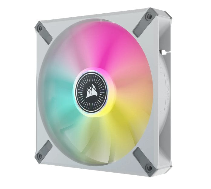 Corsair ML ELITE Series, ML140 RGB ELITE WHITE, 140mm Magnetic Levitation RGB Fan with AirGuide,... - Image 2