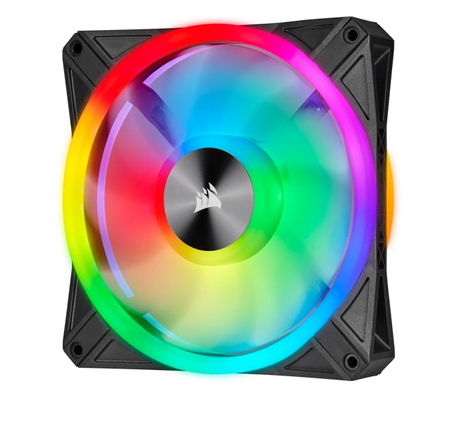 Corsair QL140 RGB Dual Fan Kit with Lighting Node Core, ICUE, 140mm RGB LED PWM Fan 26dBA, 50.2 C... - Image 4