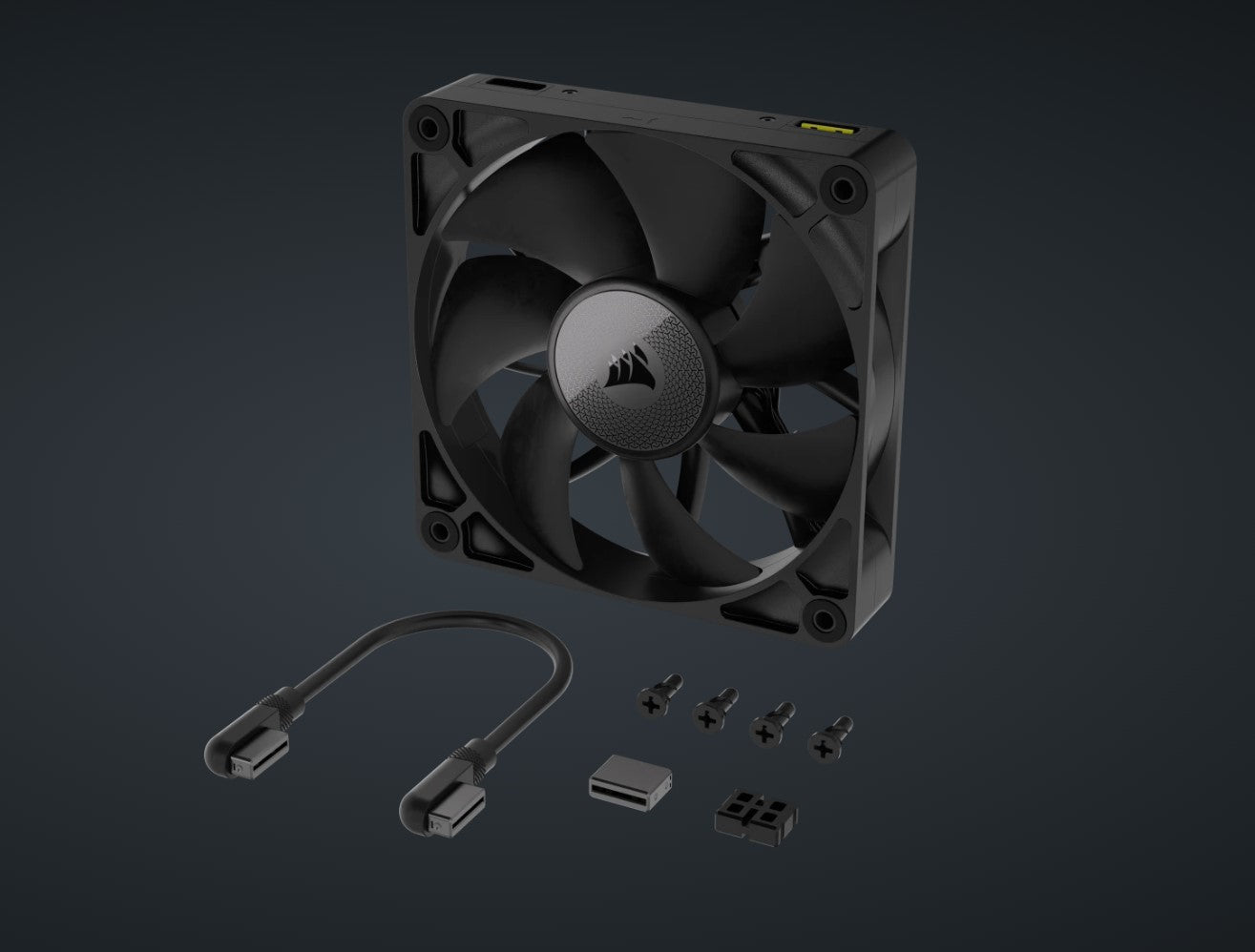 Corsair iCUE LINK RX140 140mm PWM Single Fan Expansion: 95.7 CFM, 1700 RPM, 36dbA, 0.62A, Static...