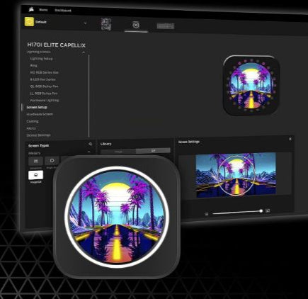 Corsair iCUE ELITE CPU Cooler LCD Display Upgrade Kit transforms your CORSAIR ELITE CAPELLIX CPU... - Image 4