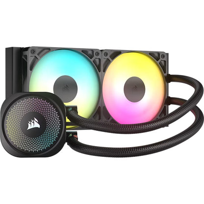 Corsair NAUTILUS 240 RS ARGB Liquid CPU Cooler - Black 240mm Rad, 2x PWM fans, RGB, Copper Cold P... - Image 2