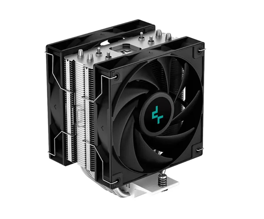 DeepCool AG400 PLUS Single Tower CPU Cooler Dual Fans, 4 Heat Pipes, 120mm PWM Fan, Intel LGA1851...