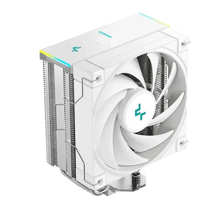 DeepCool AK400 DIGITAL SE WH CPU Cooler, Status Display, ARGB LED Strips, 4x Heat Pipe Intel LGA1...