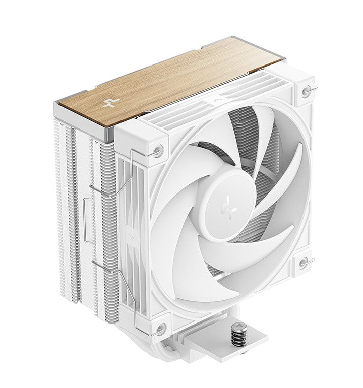 DeepCool AK400 G2 WH Wood Grain Top Cover CPU Cooler, 4 Heat Pipes, 4-pin PWM, Hydro Bearing, Int...
