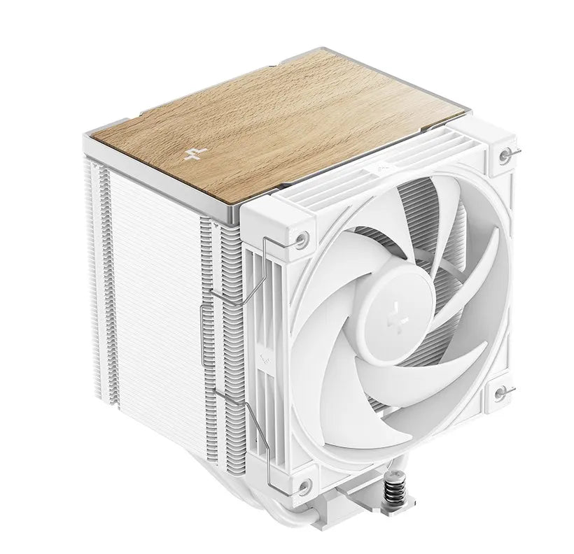 DeepCool AK500 G2 WH Wood Grain Top Cover CPU Cooler, 5 Heat Pipes, 4-pin PWM, Intel LGA1851/1700...