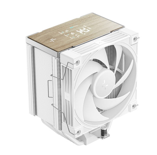 DeepCool AK700 DIGITAL WH AI Dynamic Adjustment CPU Cooler, Digital Display, 7 Heat Pipes, 4-pin...