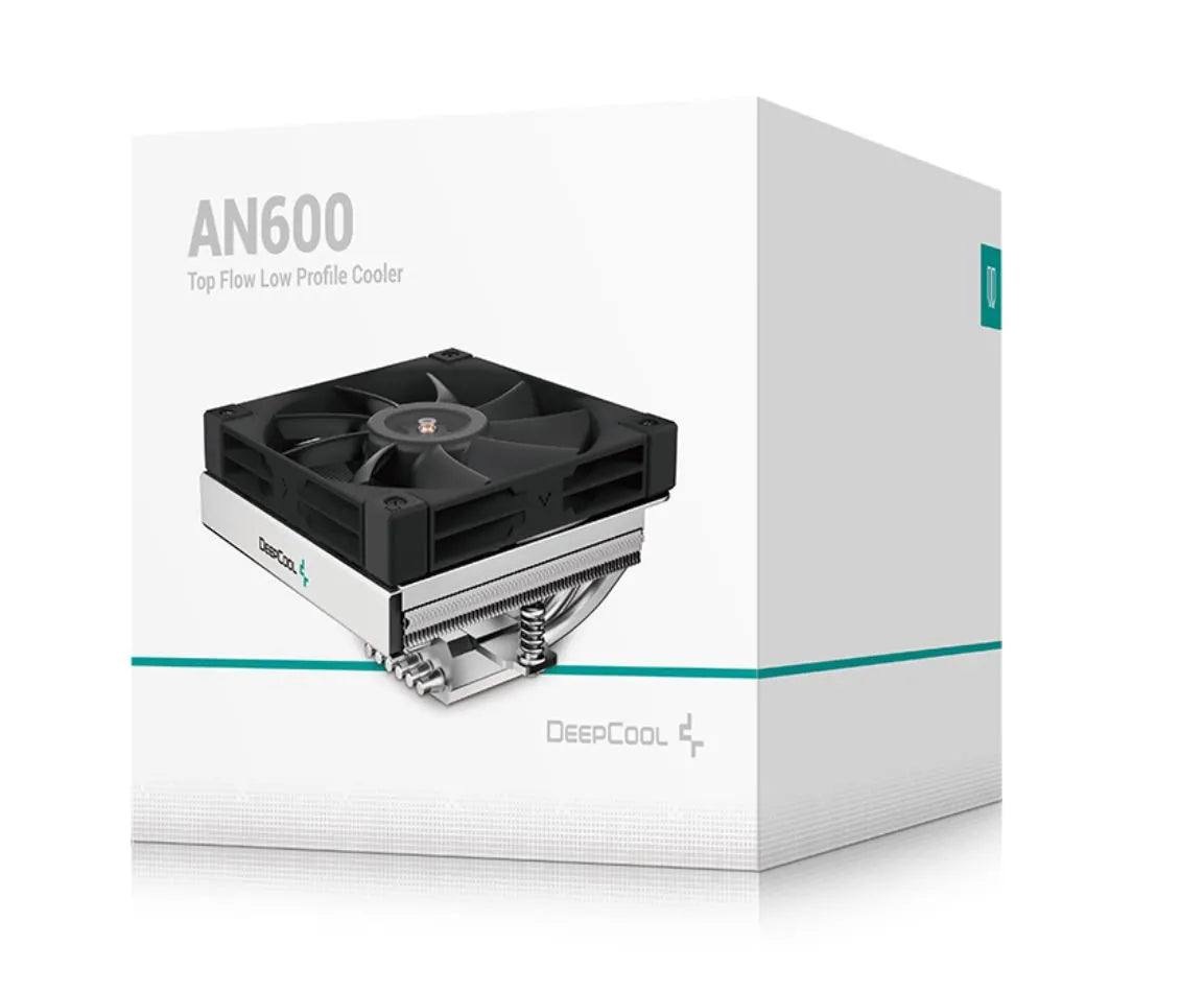 DeepCool AN600 Top Flow Low Profile Air Cooler, 180W Cooling Power,6 Heat Pipe, Intel LGA1851/170... - Image 3