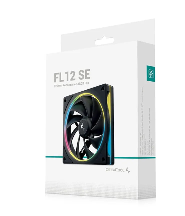 DeepCool FL12 SE 120mm Performance ARGB Fans , Hydro Bearing 120×120×25 mm(L×W×H) - Fan  Cooling... - Image 2